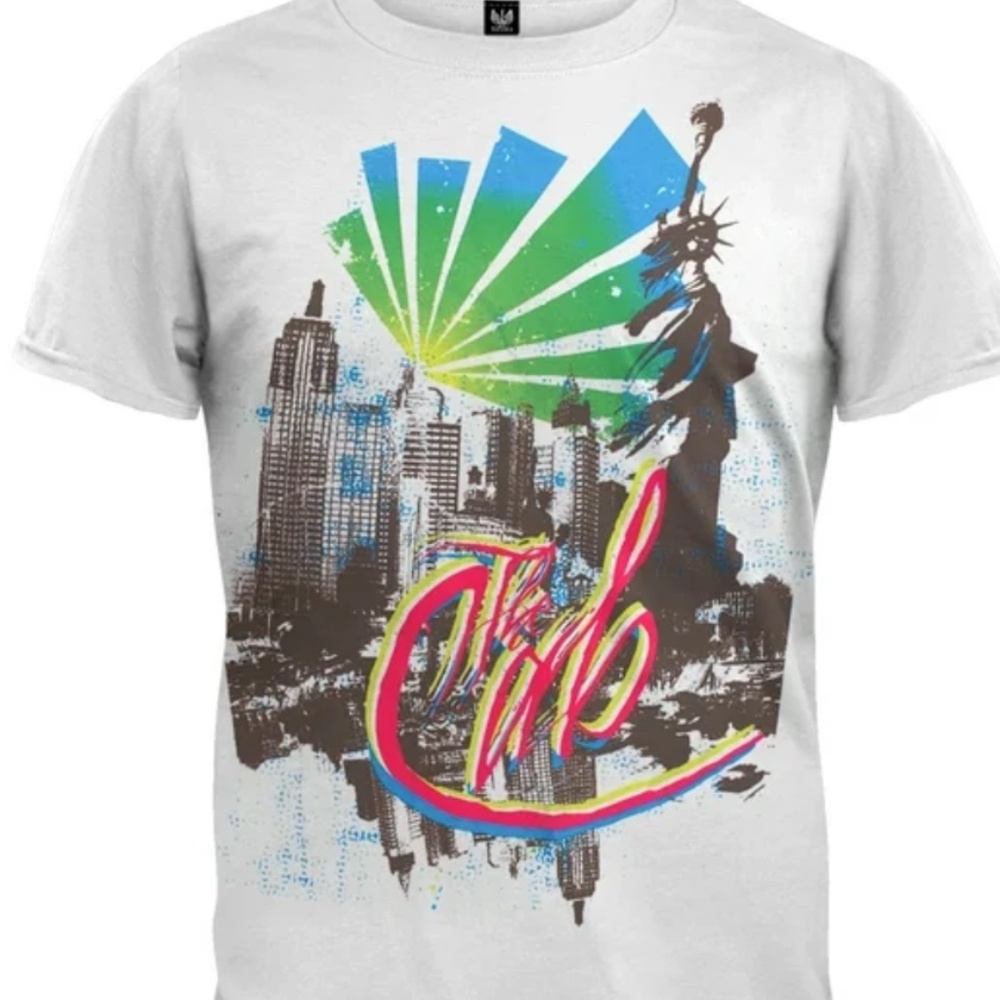 The Cab Rock Band Official Empire vs. Sin Graphic T Shirt - Unisex